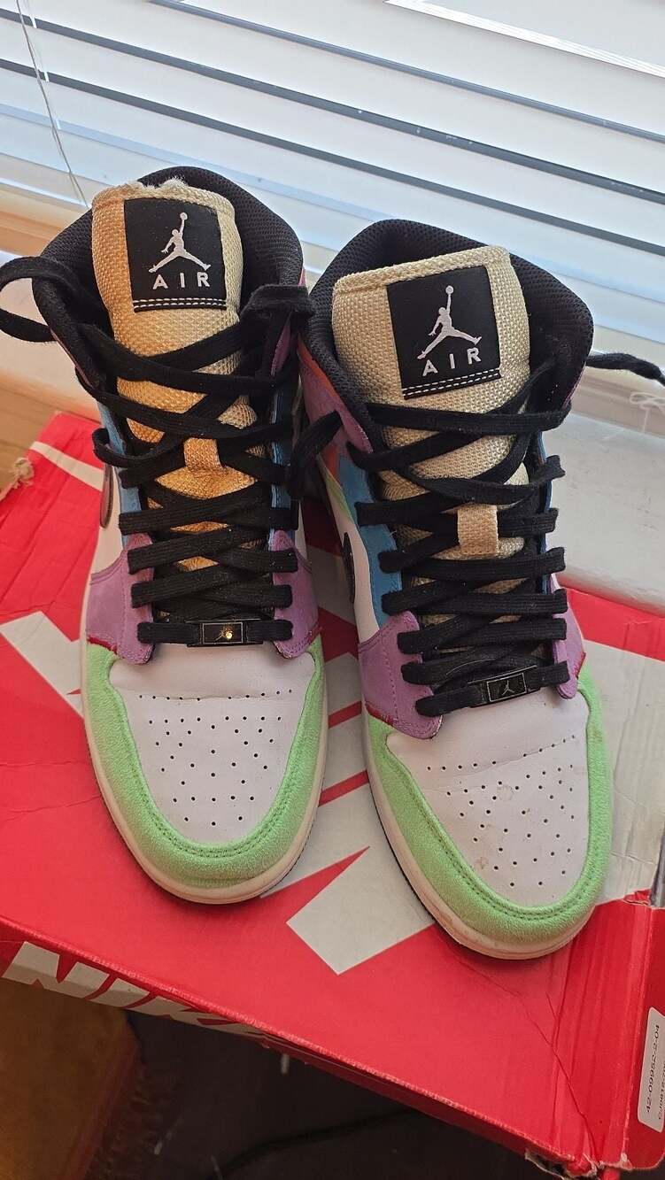 Air Jordan 1 Mid SE Multicolor CW1140-100 - Picture 4 of 8